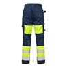 Fristads High Vis Handwerkerhose Damen Kl. 1 2129 PLU Größe 40 Warnschutz-Gelb/Marine