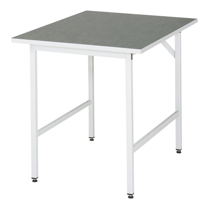 Rau Arbeitstisch Serie Jessy, Arbeitsplatte mit Linoleum-/Universal-Belag