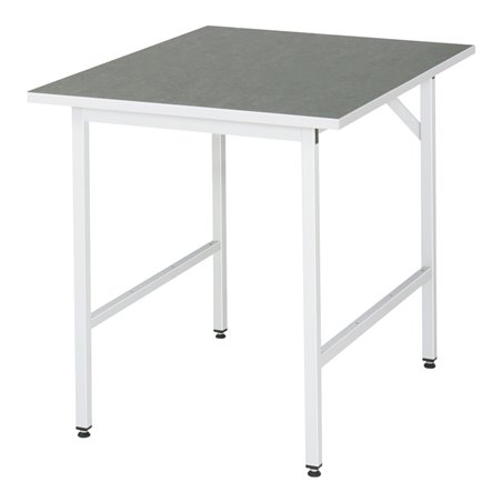 Rau Arbeitstisch Serie Jessy, Arbeitsplatte mit Linoleum-/Universal-Belag