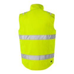 Fristads High Vis Green Weste Kl. 2 5067 GPLU Größe XL Warnschutz-Gelb