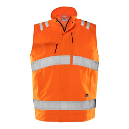 Fristads High Vis Green Weste Kl. 2 5067 GPLU Größe 3XL Warnschutz-Orange