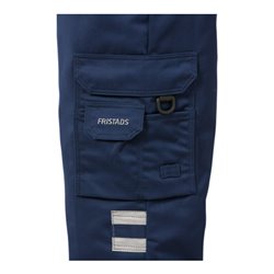 Fristads High Vis Handwerkerhose Damen Kl. 1 2129 PLU Größe 48 Warnschutz-Gelb/Marine
