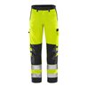 Fristads High Vis Green Hose Kl. 2 2651 GPLU Größe C52 Warnschutz-Gelb/Schwarz