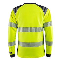 Fristads Flamestat High Vis T-Shirt Kl. 3 7357 TFL Größe L Warnschutz-Gelb/Marine