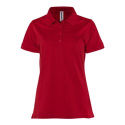 Fristads Acode Poloshirt Damen 1723 PIQ Größe M Rot