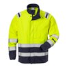 Fristads Flamestat Softshell-Jacke Kl. 3 4016 FSS Größe 4XL Warnschutz-Gelb/Marine
