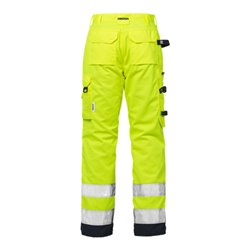 Fristads High Vis Hose Damen Kl. 2 2135 PLU Größe 40 Warnschutz-Gelb/Marine