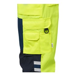 Fristads High Vis Hose Damen Kl. 2 2135 PLU Größe 50 Warnschutz-Gelb/Marine