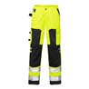 Fristads High Vis Stretch-Hose Damen Kl. 1 2708 PLU Warnschutz-Gelb/Marine