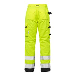 Fristads High Vis Stretch-Hose Damen Kl. 1 2708 PLU Warnschutz-Gelb/Marine