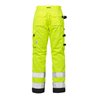 Fristads High Vis Stretch-Hose Damen Kl. 1 2708 PLU Warnschutz-Gelb/Marine