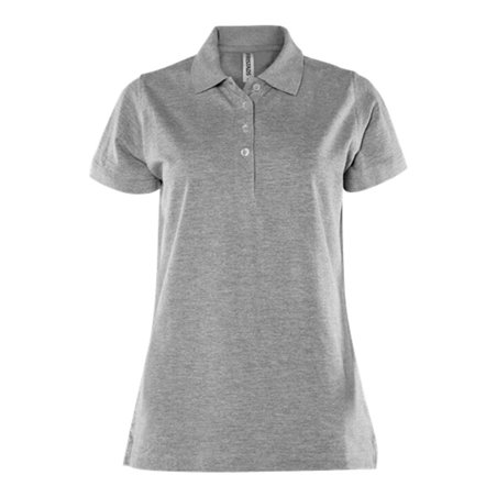 Fristads Acode Poloshirt Damen 1723 PIQ Größe XL GrauMelange