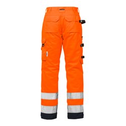Fristads High Vis Hose Damen Kl. 2 2135 PLU Größe 40 Warnschutz-Orange/Marine