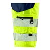 Fristads High Vis Stretch-Shorts Kl. 1 2509 PLU Größe C52 Warnschutz-Gelb/Marine