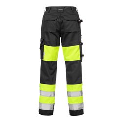 Fristads High Vis Stretch-Hose Damen Kl. 1 2708 PLU Warnschutz-Gelb/Marine