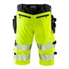 Fristads High Vis Stretch-Shorts Kl. 1 2509 PLU Größe C56 Warnschutz-Gelb/Schwarz