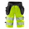 Fristads High Vis Stretch-Shorts Kl. 1 2509 PLU Größe C62 Warnschutz-Gelb/Schwarz