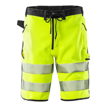 Fristads High vis Jogger Shorts Kl.2 2513 SSL Größe S Warnschutz-Gelb