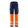 Fristads High Vis Green Stretchhose Kl. 1 2647 GSTP Größe D100 Warnschutz-Orange/Marine