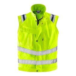 Fristads High Vis Weste, Kl. 2 5013 PLU Größe L Warnschutz-Gelb