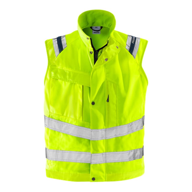 Fristads High Vis Weste, Kl. 2 5013 PLU Größe S Warnschutz-Gelb