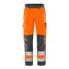 Fristads High Vis Green Hose Kl. 2 2651 GPLU Größe D96 Warnschutz-Orange/Grau