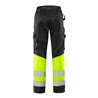 Fristads High Vis Green Hose Damen Kl. 1 2652 GPLU Größe 34 Warnschutz-Gelb/Schwarz