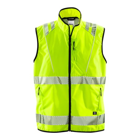 Fristads High Vis LED Weste Kl. 2 5012 LPR Größe 3XL/4XL Warnschutz-Gelb