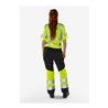 Fristads High Vis Green Hose Damen Kl. 1 2652 GPLU Größe 36 Warnschutz-Gelb/Schwarz