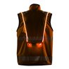 Fristads High Vis LED Weste Kl. 2 5012 LPR Größe XL/2XL Warnschutz-Orange