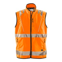 Fristads High Vis LED Weste Kl. 2 5012 LPR Größe M/L Warnschutz-Orange