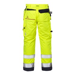 Fristads Flamestat High Vis Handwerkerhose Damen Kl. 2 2775 ATHS Größe 50 Warnschutz-Gelb/Marine