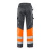 Fristads High Vis Green Hose Damen Kl. 1 2652 GPLU Größe 40 Warnschutz-Orange/Grau