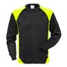 Fristads Langarm-T-Shirt 7071 THV Größe 4XL Schwarz/Gelb