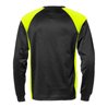 Fristads Langarm-T-Shirt 7071 THV Größe 4XL Schwarz/Gelb