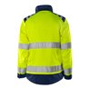 Fristads High Vis Green Jacke Damen Kl. 3 4068 GPLU Größe 4XL Warnschutz-Gelb/Marine