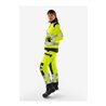 Fristads High Vis Green Jacke Damen Kl. 3 4068 GPLU Größe 4XL Warnschutz-Gelb/Marine