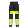 Fristads Flamestat High Vis Hose Damen Kl. 1 2776 ATHS Größe 50 Warnschutz-Gelb/Marine