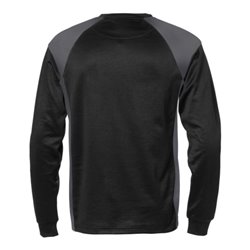 Fristads Langarm-T-Shirt 7071 THV Größe 4XL Schwarz/Grau
