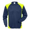 Fristads Langarm-T-Shirt 7071 THV Größe 4XL Marine/Warnschutz-Gelb