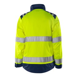 Fristads High Vis Green Jacke Damen Kl. 3 4068 GPLU Größe S Warnschutz-Gelb/Marine