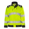 Fristads High Vis Green Jacke Damen Kl. 3 4068 GPLU Größe 4XL Warnschutz-Gelb/Schwarz
