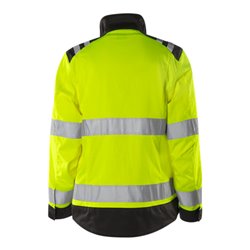 Fristads High Vis Green Jacke Damen Kl. 3 4068 GPLU Größe S Warnschutz-Gelb/Schwarz