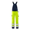 Fristads High Vis Green Latzhose Kl. 2 1030 GPLU Größe D108 Warnschutz-Gelb/Marine