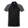 Fristads Acode Poloshirt 7650 PIQ Größe L Schwarz/Grau