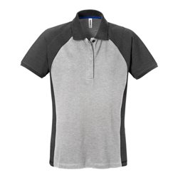 Fristads Acode Poloshirt Damen 7651 PIQ Größe M Grau/Dunkelgrau