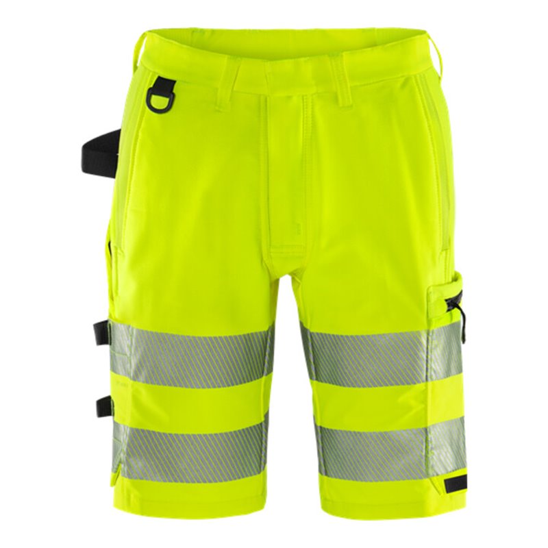 Fristads High Vis Green Stretch-Shorts Kl. 2 2648 GSTP Größe C62 Warnschutz-Gelb