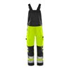 Fristads High Vis Green Latzhose Kl. 2 1030 GPLU Größe C154 Warnschutz-Gelb/Schwarz