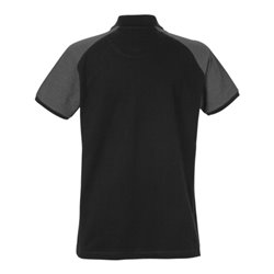 Fristads Acode Poloshirt Damen 7651 PIQ Größe L Schwarz/Grau