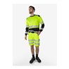 Fristads High Vis Green Stretch-Shorts Kl. 2 2648 GSTP Größe C48 Warnschutz-Orange